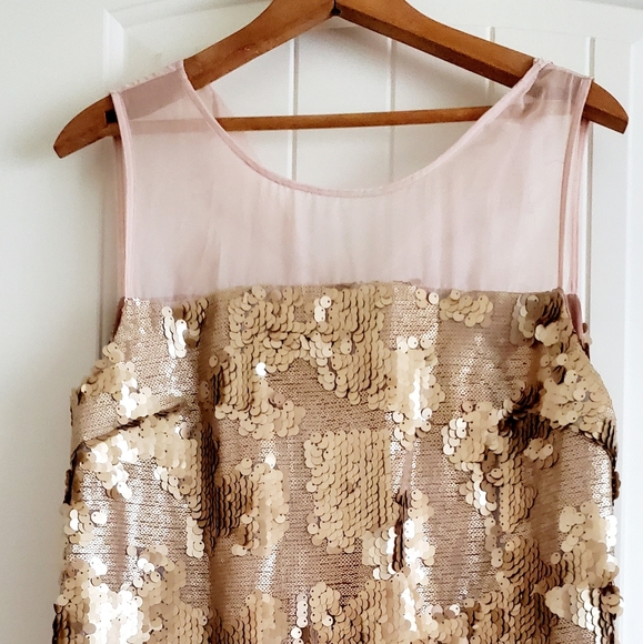 ARYNK gold sequin sleeveless dress - Picture 3 of 6